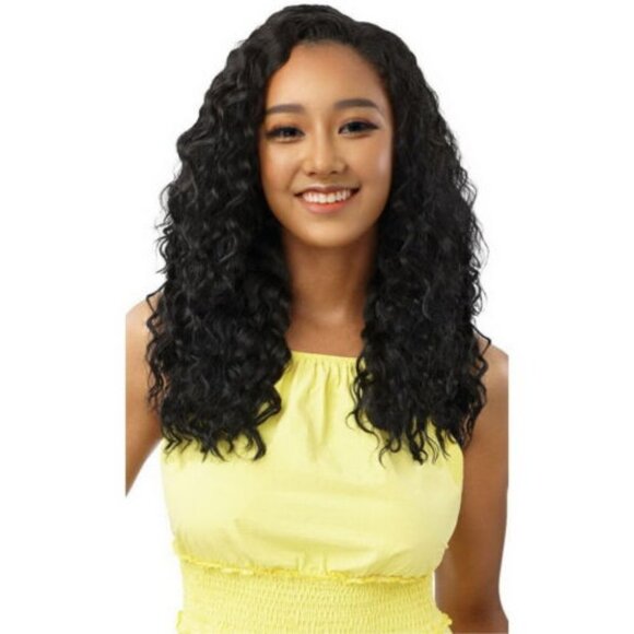 Water Wave Black Wig for WomenSynthetic Long Black Wigs for Black Women 27 inch